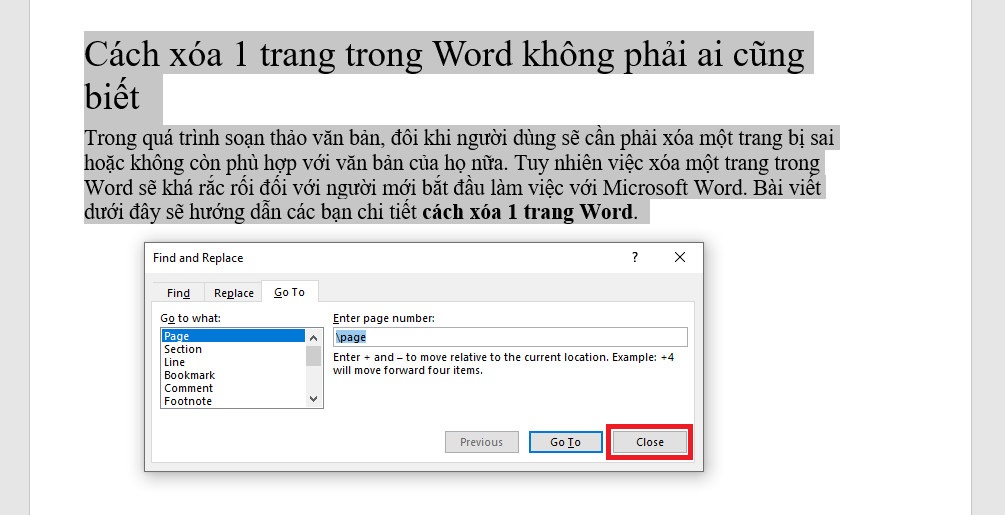 Hướng dẫn cách xóa 1 trang trắng trong word 2019 hiệu quả và đơn giản